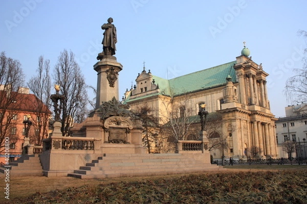 Obraz Adam Mickiewicz monument in Warsaw
