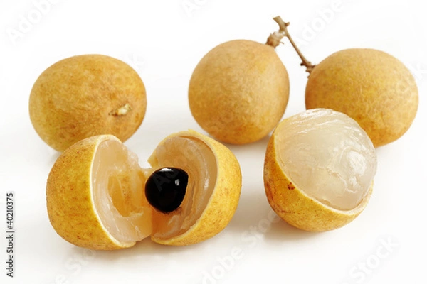 Obraz longan on white background