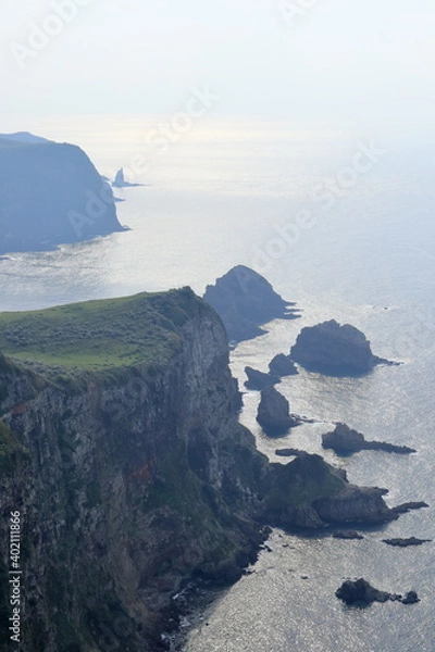Fototapeta 赤尾展望台から見る国賀海岸