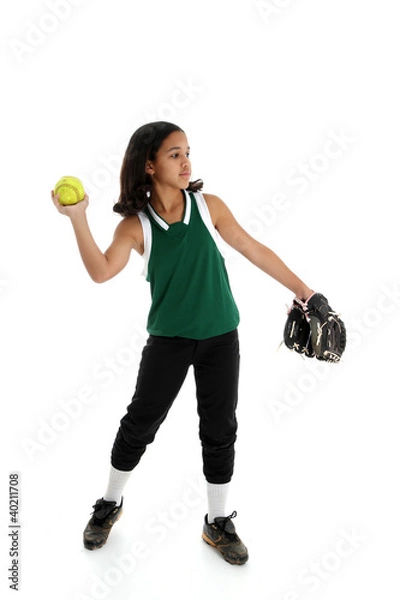Obraz Softball Player
