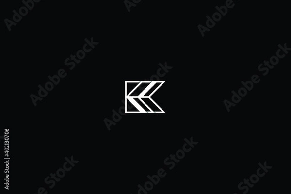 Fototapeta Flat Minimalist Logo