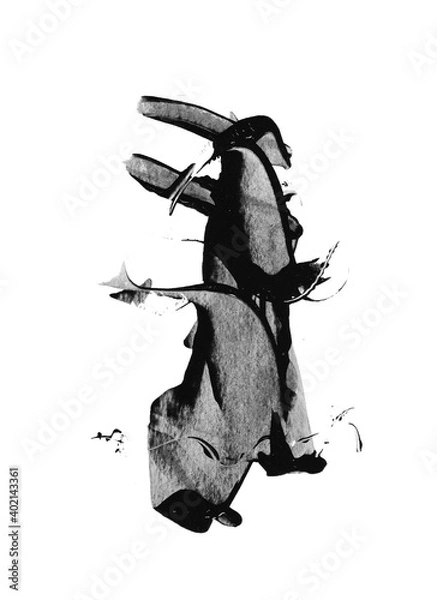 Obraz abstract on white