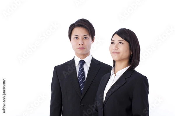 Fototapeta ２人の新入社員