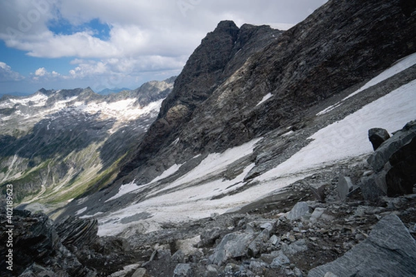 Obraz Hiking mount Ankogel in austrian Hohe Tauern