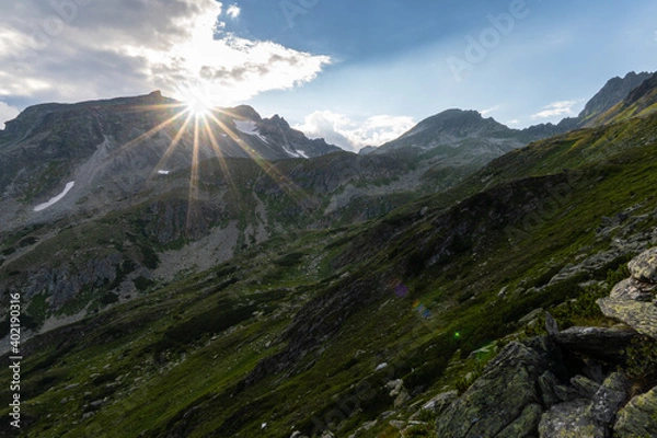 Obraz Hiking mount Ankogel in austrian Hohe Tauern