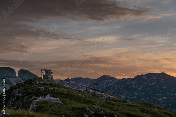 Obraz Hiking in Totes Gebirge mountains in Austrian Alpes