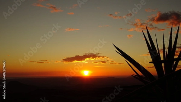 Obraz sunset in the mountains