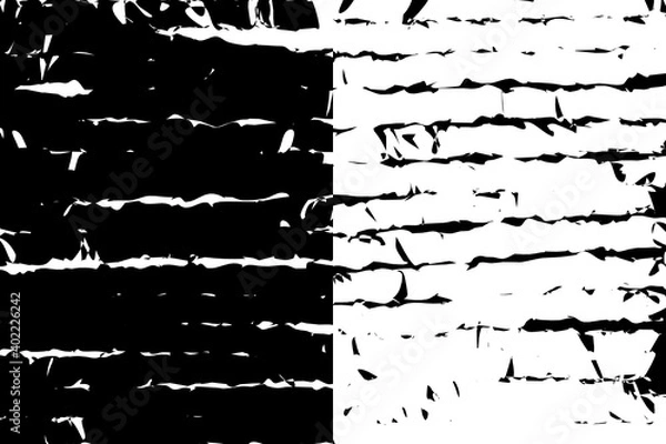 Fototapeta Vector Grunge texture is black and white Abstact dark background. Black and white Wall grunge background 