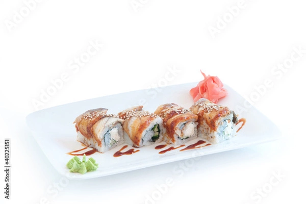 Obraz Delicious Japanese roll