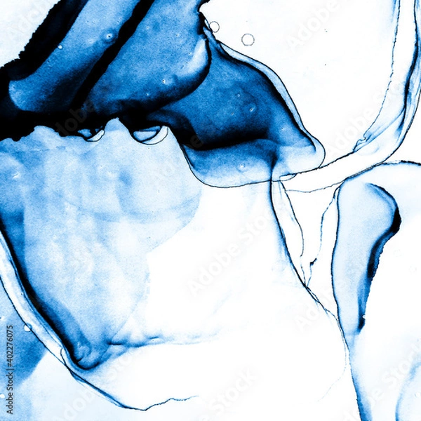 Fototapeta Abstract Blue and White Background. Grunge Sky