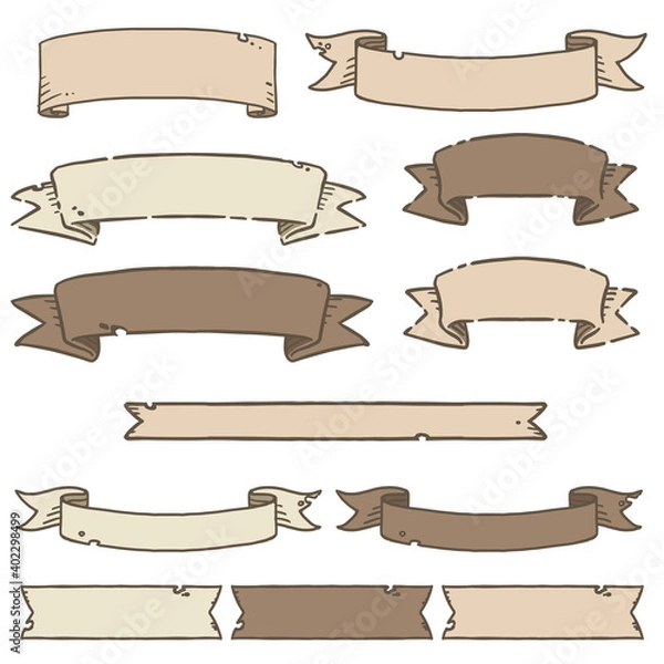 Obraz 手描きリボンフレーム