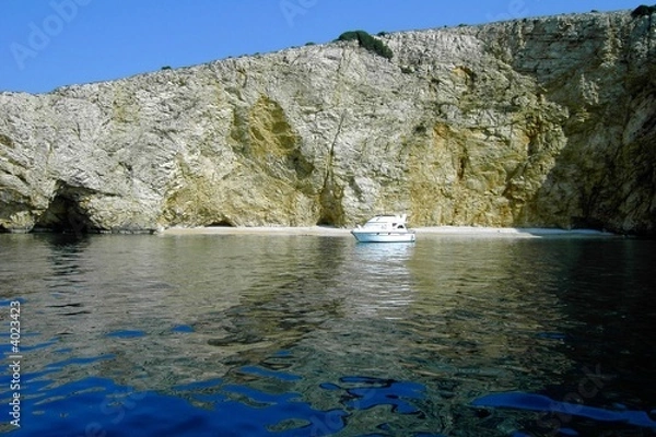 Fototapeta Einsames Schiff