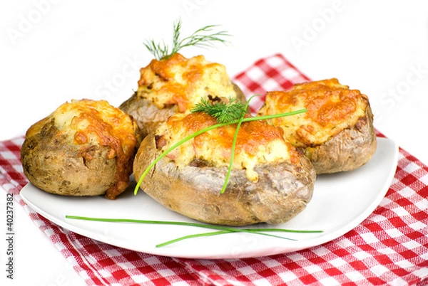 Obraz stuffed potatoes
