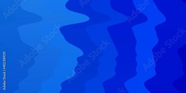 Fototapeta Light BLUE vector texture with curves.