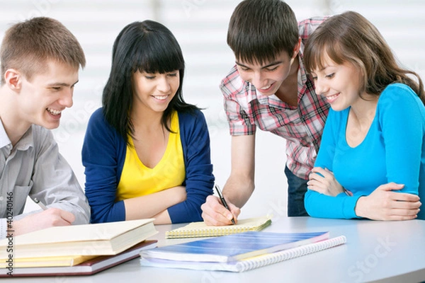 Obraz Young students