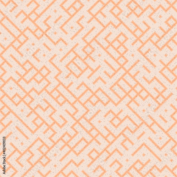 Fototapeta Abstract Geometric Pattern generative computational art illustration