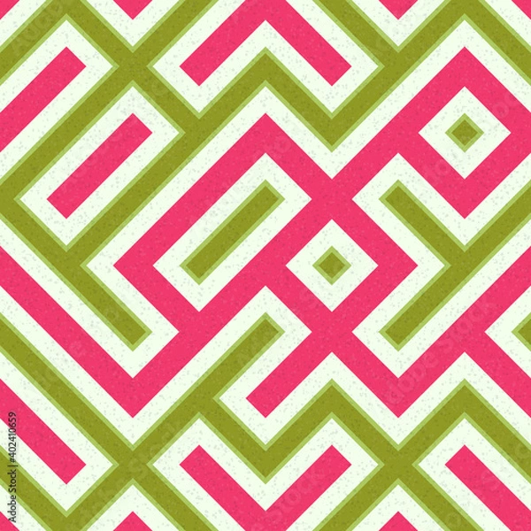 Fototapeta Abstract Geometric Pattern generative computational art illustration