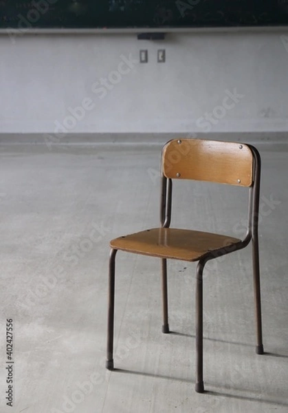 Obraz 学校の椅子