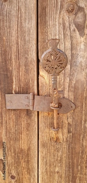 Obraz old door lock
