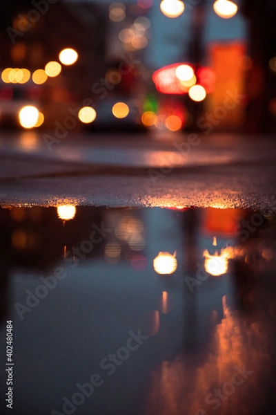 Fototapeta Puddle Reflection