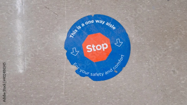 Obraz Social Distancing Sign