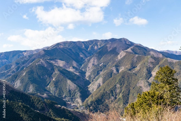Fototapeta 御岳山・大岳山（東京）の風景