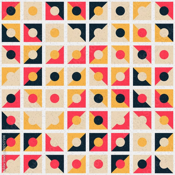 Fototapeta Abstract Geometric Pattern generative computational art illustration