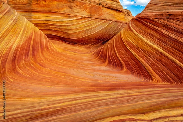 Obraz The Wave sandstone formation in Arizona