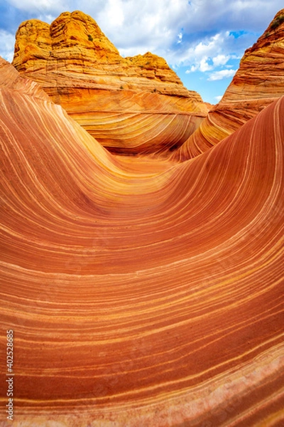 Obraz The Wave sandstone formation in Arizona