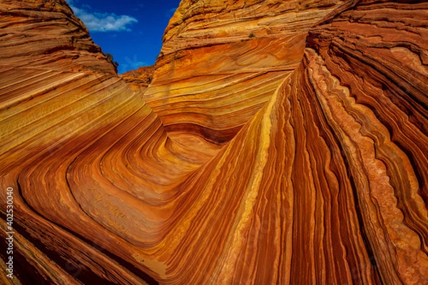 Obraz The Wave sandstone formation in Arizona