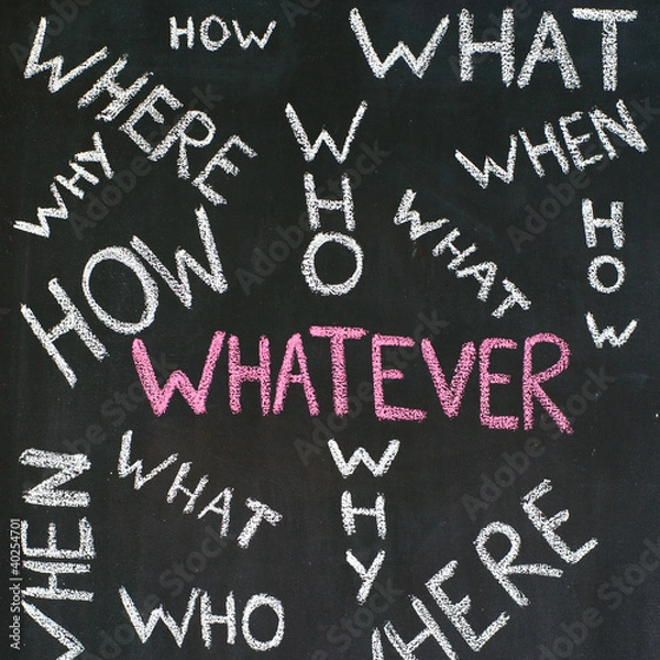 Obraz Whatever answer