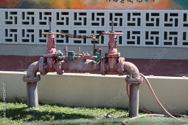 Fototapeta fire backflow