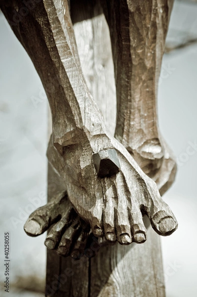 Obraz Feet on the Cross