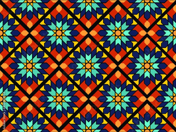 Fototapeta Islamic motifs that are very good and artistic, for an exclusive background