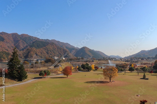 Obraz 清川村の紅葉（神奈川県清川村）