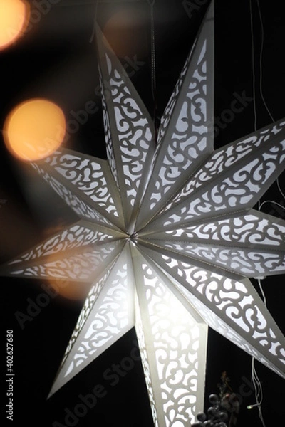 Obraz christmas star decoration