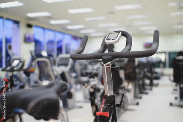 Obraz bicycles in a row