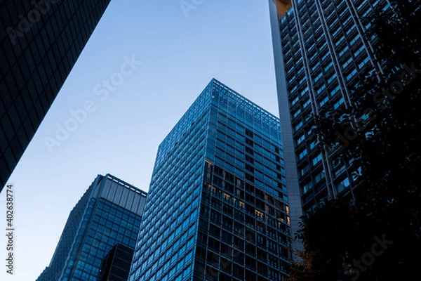 Fototapeta オフィスビル 青空