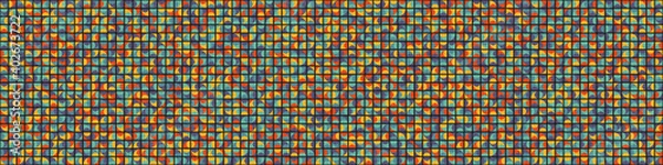 Fototapeta Abstract Geometric Pattern generative computational art illustration