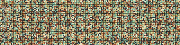 Fototapeta Abstract Geometric Pattern generative computational art illustration