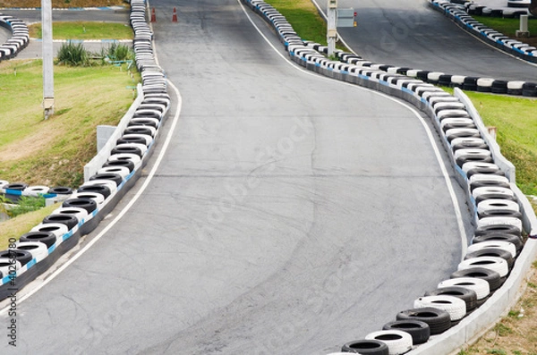Obraz Go Kart Race Track.