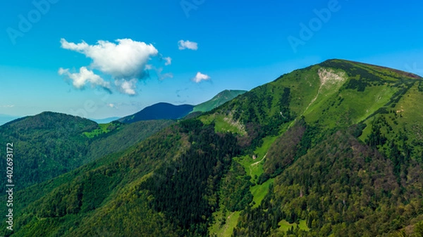 Obraz landscape of Mala Fatra, in from: Stoh hill