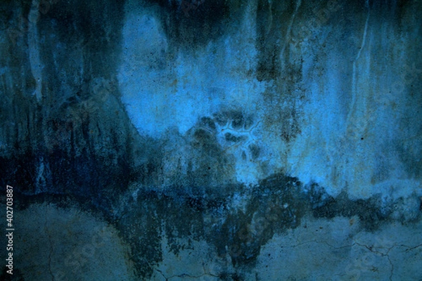 Obraz blue background with cave