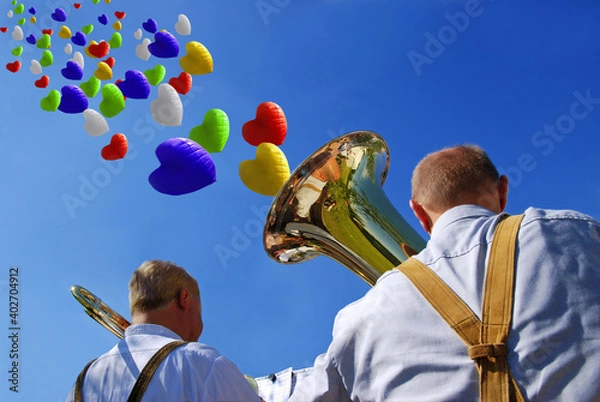 Obraz Herzliche bayerische Blasmusik