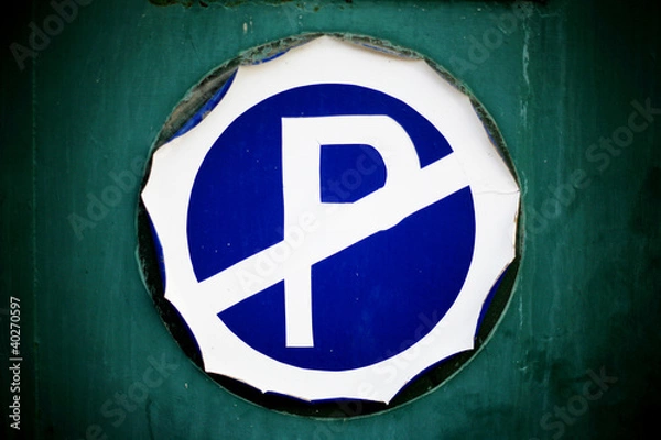 Obraz No parking sign