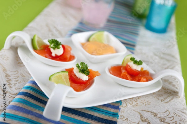 Obraz salmon bouche