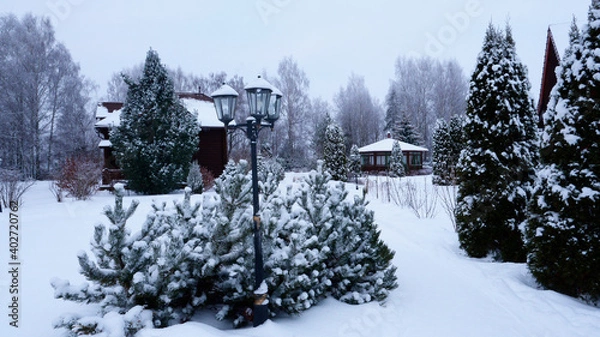 Obraz ski resort in winter
