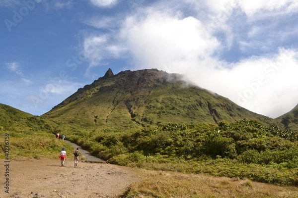 Obraz La soufrière en Guadeloupe