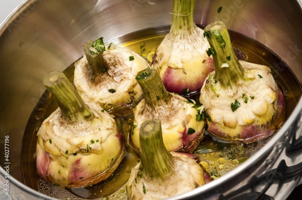 Obraz Carciofi alla giudia