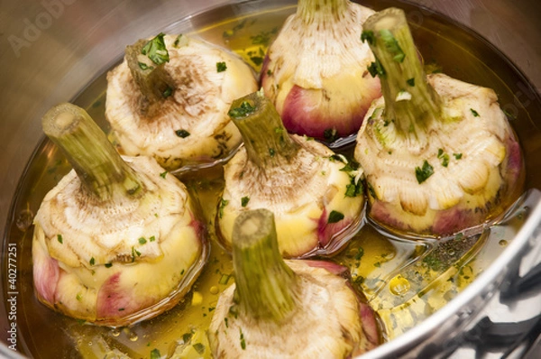 Obraz Carciofi alla giudia